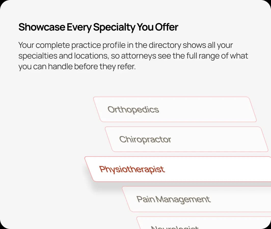 Showcase Every Specialty You Offer